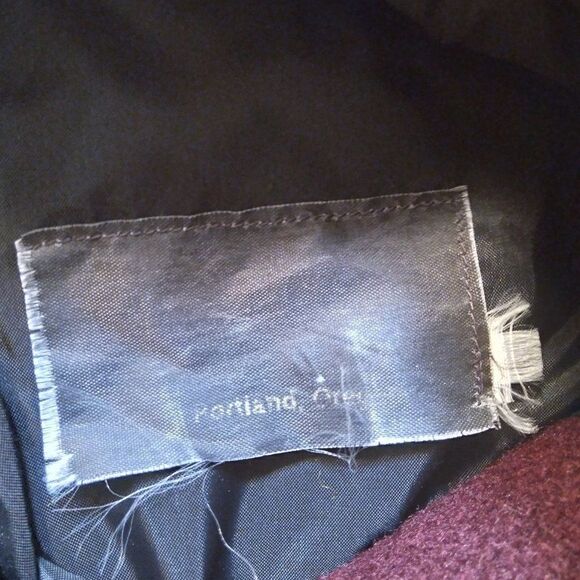 Deadstock Vintage Wool Hooded Varsity Jacket Bomber Coat - Picture 5 of 7